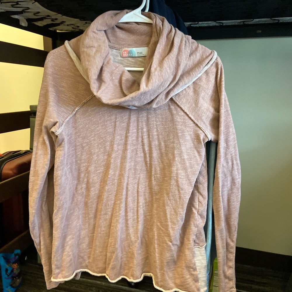 Free People Beach Cocoon Funnel Neck Sweater